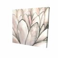 Fondo 12 x 12 in. Blush Pink Flower-Print on Canvas FO2790899